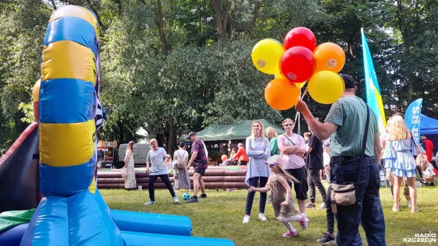 Fot. Joanna Maraszek [Radio Szczecin] Dzieci przejęły Świnoujście. Trwa zbiórka na leczenie Adasia Orlika [ZDJĘCIA]