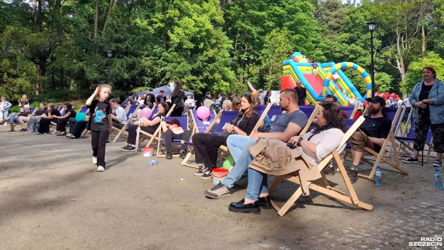 Fot. Joanna Maraszek [Radio Szczecin] Dzieci przejęły Świnoujście. Trwa zbiórka na leczenie Adasia Orlika [ZDJĘCIA]