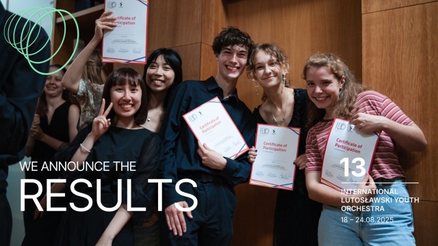 Fot. Materiały prasowe Filharmonii w Szczecinie Filharmonia rozstrzygnęła konkurs na muzyków do International Lutosławski Youth Orchestra 2025 [ZDJĘCIA]