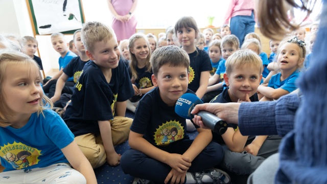 Fot. Robert Stachnik [Radio Szczecin] Szczecińskie przedszkolaki przekonują, że warto czytać [WIDEO, ZDJĘCIA]