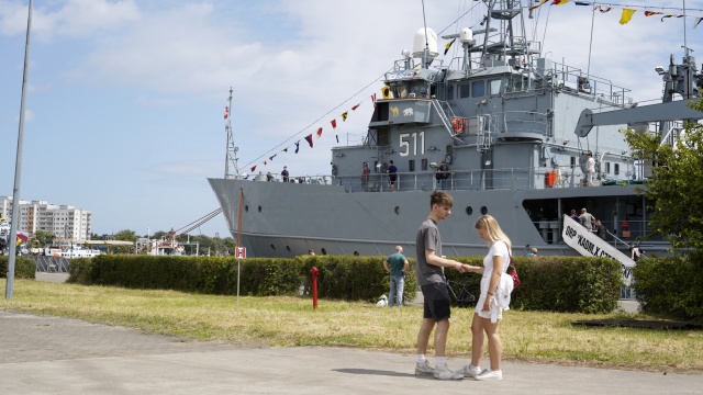 Fot. Maciej Papke [Radio Szczecin] Dni Morza w Świnoujściu. Oblegany port wojenny [WIDEO, ZDJĘCIA]