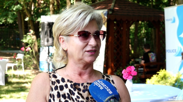 GRAŻYNA KIRCZUK - prezydent Lions Club Police | Fot. Maciej Papke [Radio Szczecin] Hospicjum w Tanowie obchodzi szóste urodziny [WIDEO, ZDJĘCIA]
