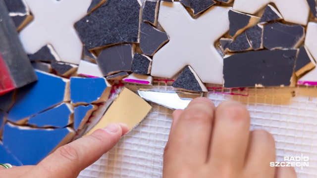 Fot. Robert Stachnik [Radio Szczecin] Powrót do przeszłości, czyli powstaje historyczna mozaika [WIDEO, ZDJĘCIA]