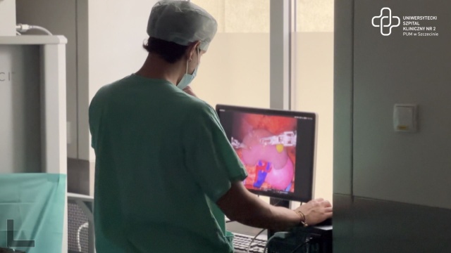 Fot. Uniwersytecki Szpital Kliniczny nr 2 PUM w Szczecinie Sztuczna inteligencja pomaga przy zabiegach robotycznych [ZDJĘCIA]