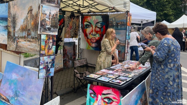 Fot. Julia Nowicka [Radio Szczecin] Szczeciński jarmark rajem dla miłośników rękodzieła [ZDJĘCIA]