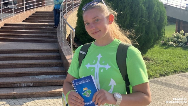 Fot. Piotr Kołodziejski [Radio Szczecin] Najdłuższa pielgrzymka w Polsce wyruszyła ze Szczecina [ZDJĘCIA]