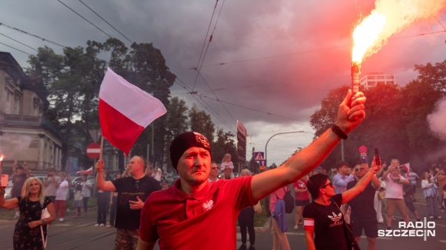 Fot. Robert Stachnik [Radio Szczecin] W rocznicę Powstania Warszawskiego: zaduma, pamięć, syreny... [WIDEO, ZDJĘCIA]
