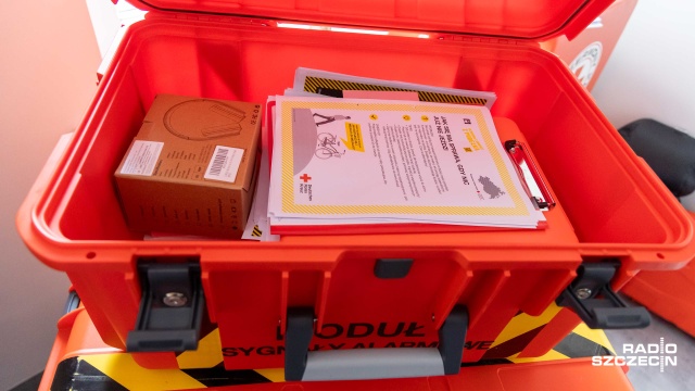 Fot. Robert Stachnik [Radio Szczecin] Sprzęt z Niemiec na sytuacje kryzysowe w Szczecinie [ZDJĘCIA]