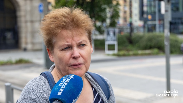 Fot. Robert Stachnik [Radio Szczecin] Zepsute tablice informacyjne na kluczowych przystankach komunikacji [ZDJĘCIA]