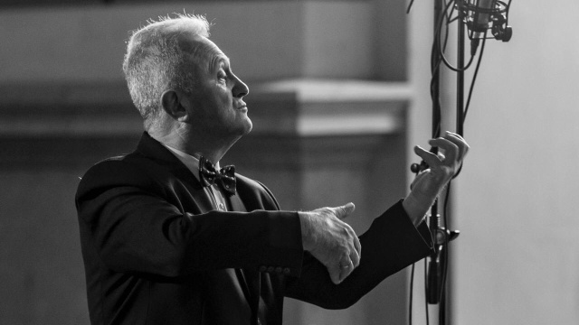 Igor Pyłatiuk – rektor Lwowskiej Narodowej Akademii Muzycznej, dyr. orkiestry. Fot. Materiały prasowe Stwarzyszenia Pierwszorzędnych Inicjatyw Słynna Orkiestra Lwowska w Szczecinie [ZDJĘCIA]