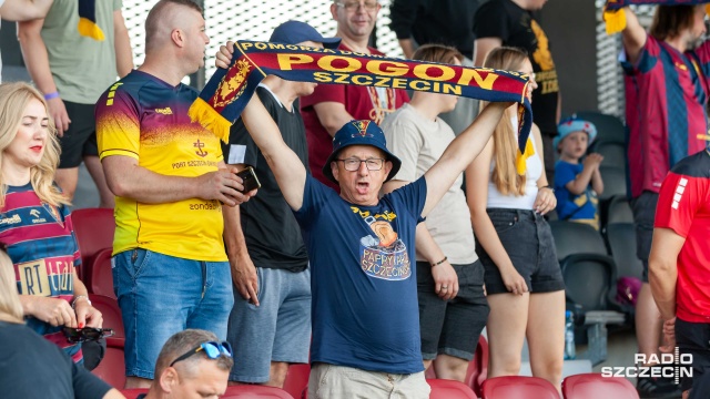 Fot. Robert Stachnik [Radio Szczecin] Pogrom w Szczecinie. Pogoń strzela pięć bramek [ZDJĘCIA]