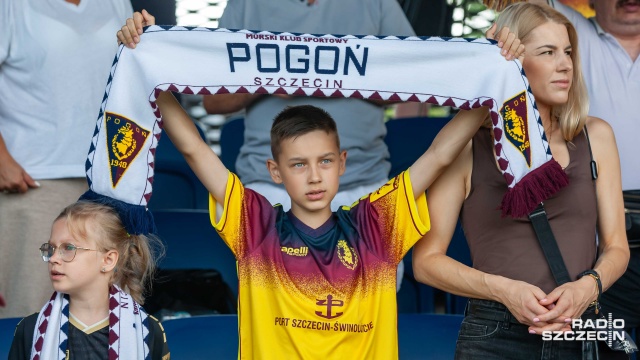Fot. Robert Stachnik [Radio Szczecin] Pogrom w Szczecinie. Pogoń strzela pięć bramek [ZDJĘCIA]