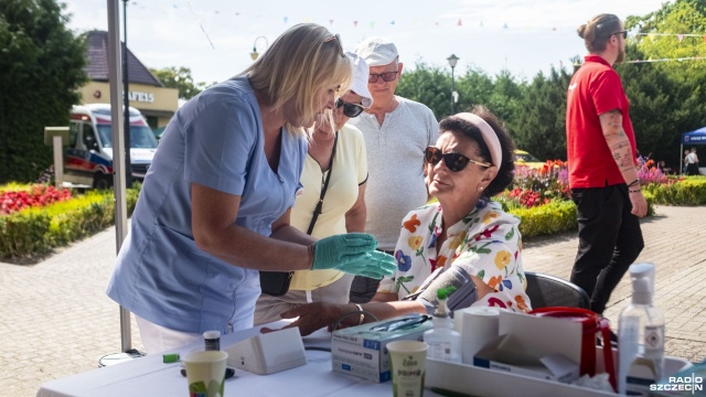 Fot. Wojciech Ochrymiuk [Radio Szczecin] "Ratujemy ludzkie życie" [WIDEO, ZDJĘCIA]