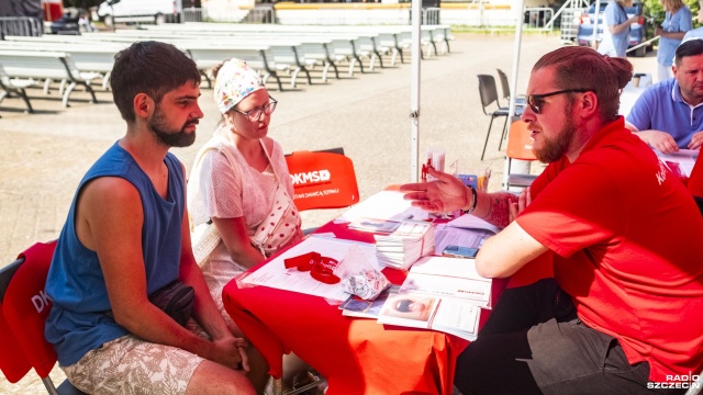 Fot. Wojciech Ochrymiuk [Radio Szczecin] "Ratujemy ludzkie życie" [WIDEO, ZDJĘCIA]