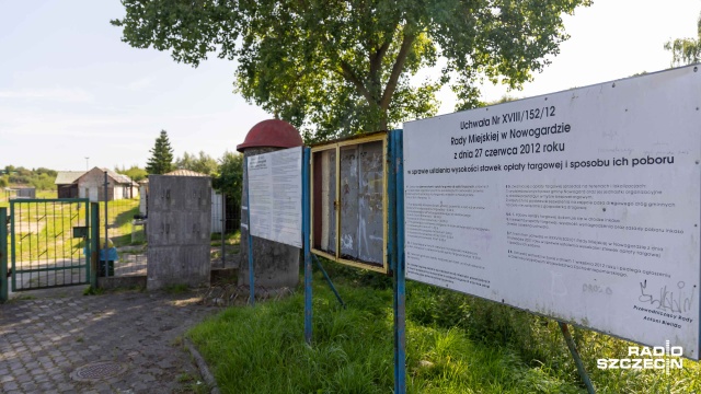 Fot. Robert Stachnik [Radio Szczecin] Targowisko w Nowogardzie otrzyma drugie życie [ZDJĘCIA]