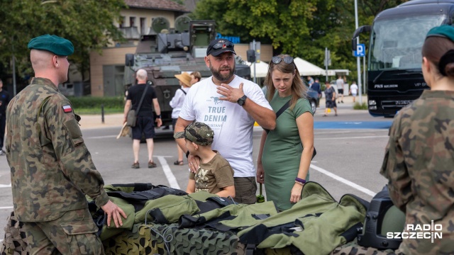 Fot. Robert Stachnik [Radio Szczecin] "Dla żołnierza Święto Wojska Polskiego to najważniejszy dzień w roku" [WIDEO, ZDJĘCIA]