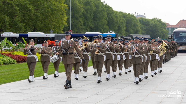 Fot. Robert Stachnik [Radio Szczecin] "Dla żołnierza Święto Wojska Polskiego to najważniejszy dzień w roku" [WIDEO, ZDJĘCIA]
