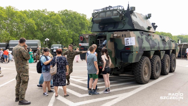 Fot. Robert Stachnik [Radio Szczecin] "Dla żołnierza Święto Wojska Polskiego to najważniejszy dzień w roku" [WIDEO, ZDJĘCIA]