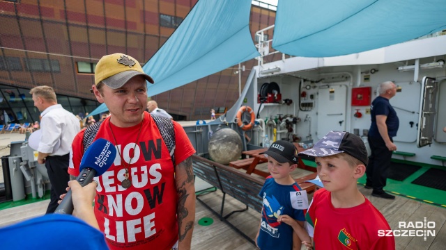 Fot. Robert Stachnik [Radio Szczecin] Żagle 2025: Odwiedzamy jednostki [WIDEO, ZDJĘCIA]