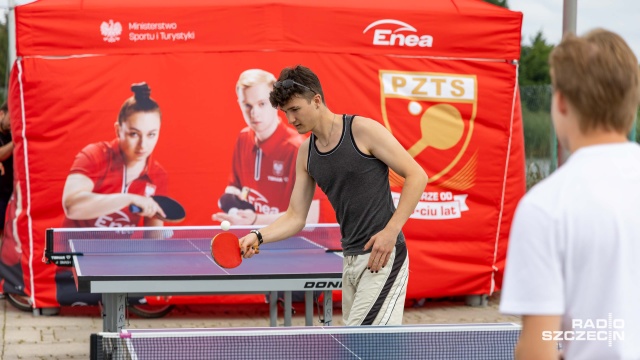 Fot. Robert Stachnik [Radio Szczecin] Sportowe aktywności przyciągnęły wielu najmłodszych [ZDJĘCIA]