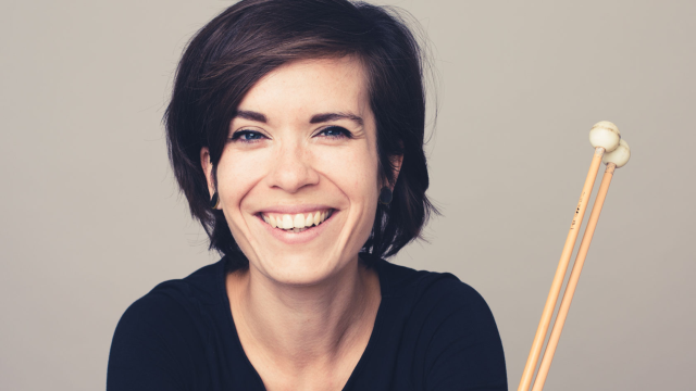 Aleksandra Gołaj – tutor grupy perkusistów 13. International Lutosławski Youth Orchestra 2025. Fot. Materiały prasowe Filharmonii w Szczecinie Muzycy z sześciu kontynentów w Filharmonii. Rozpoczyna się 13. edycja ILYO [ZDJĘCIA]