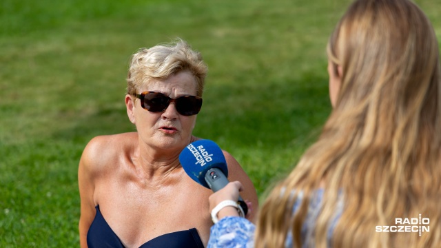 Fot. Robert Stachnik [Radio Szczecin] Prawie cały sezon bez czerwonej flagi. Monitorowanie kąpieliska w Dąbiu dało efekt [WIDEO, ZDJĘCIA]