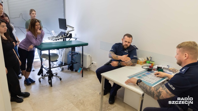 Fot. Robert Stachnik [Radio Szczecin] Współpraca z policją, czyli kurs samoobrony dla weterynarzy [WIDEO, ZDJĘCIA]