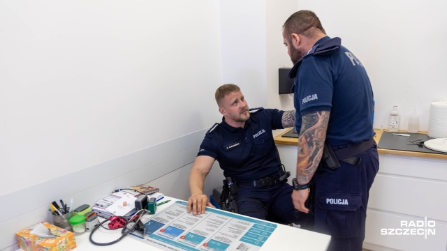 Fot. Robert Stachnik [Radio Szczecin] Współpraca z policją, czyli kurs samoobrony dla weterynarzy [WIDEO, ZDJĘCIA]