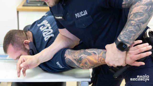 Fot. Robert Stachnik [Radio Szczecin] Współpraca z policją, czyli kurs samoobrony dla weterynarzy [WIDEO, ZDJĘCIA]