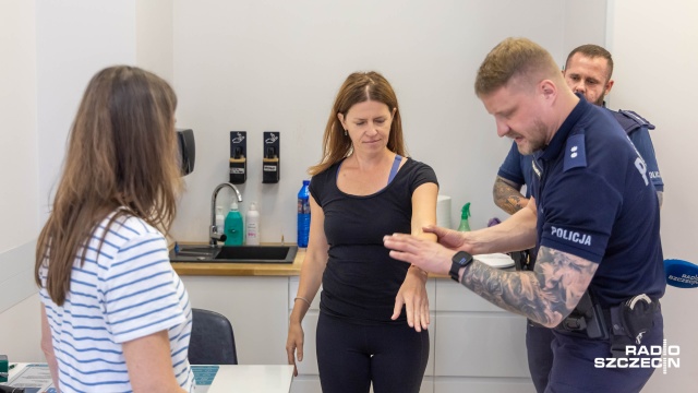Fot. Robert Stachnik [Radio Szczecin] Współpraca z policją, czyli kurs samoobrony dla weterynarzy [WIDEO, ZDJĘCIA]