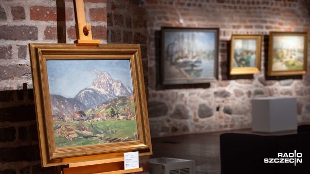 Fot. Robert Stachnik [Radio Szczecin] Wystawa prac Eugena Dekkerta, jednego z "najbardziej szczecińskich malarzy XIX i XX wieku" [ZDJĘCIA]
