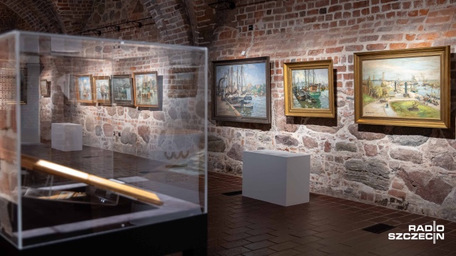 Fot. Robert Stachnik [Radio Szczecin] Wystawa prac Eugena Dekkerta, jednego z "najbardziej szczecińskich malarzy XIX i XX wieku" [ZDJĘCIA]