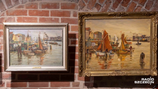 Fot. Robert Stachnik [Radio Szczecin] Wystawa prac Eugena Dekkerta, jednego z "najbardziej szczecińskich malarzy XIX i XX wieku" [ZDJĘCIA]