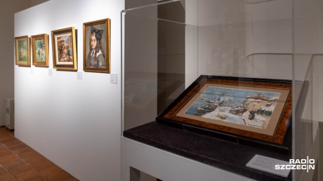 Fot. Robert Stachnik [Radio Szczecin] Wystawa prac Eugena Dekkerta, jednego z "najbardziej szczecińskich malarzy XIX i XX wieku" [ZDJĘCIA]