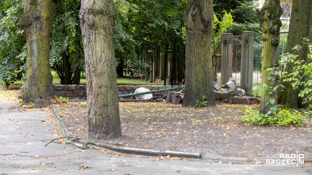 Fot. Robert Stachnik [Radio Szczecin] Pałac ślubów - ogród przy szczecińskim magistracie będzie odrestaurowany [ZDJĘCIA]