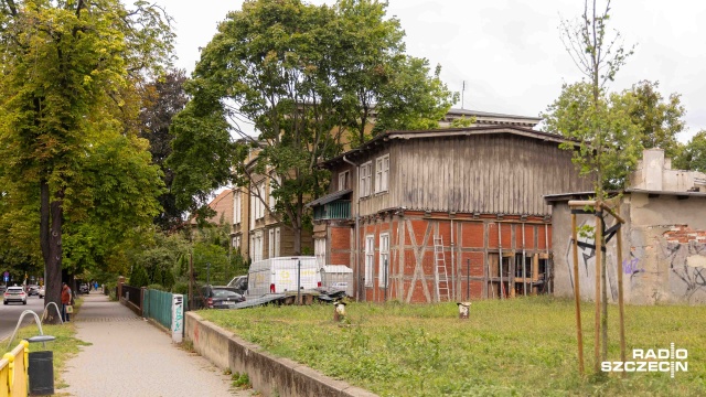 Fot. Robert Stachnik [Radio Szczecin] Zabytkowa willa przy ul. Mickiewicza będzie odrestaurowana [ZDJĘCIA]