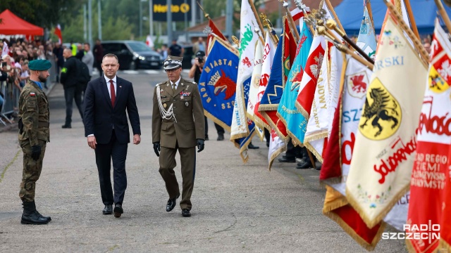 Fot. Robert Stachnik [Radio Szczecin] Rocznica Porozumień Sierpniowych. Obchody w Szczecinie z udziałem prezydenta RP [ZDJĘCIA]