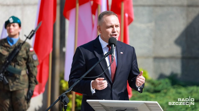Fot. Robert Stachnik [Radio Szczecin] Rocznica Porozumień Sierpniowych. Obchody w Szczecinie z udziałem prezydenta RP [ZDJĘCIA]