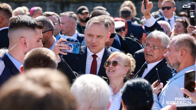 Fot. Robert Stachnik [Radio Szczecin] Rocznica Porozumień Sierpniowych. Obchody w Szczecinie z udziałem prezydenta RP [ZDJĘCIA]