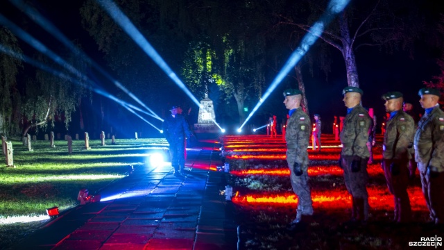Fot. Wojciech Ochrymiuk [Radio Szczecin] Rocznica wybuchu II wojny światowej. Uroczystości w Stargardzie [WIDEO, ZDJĘCIA]