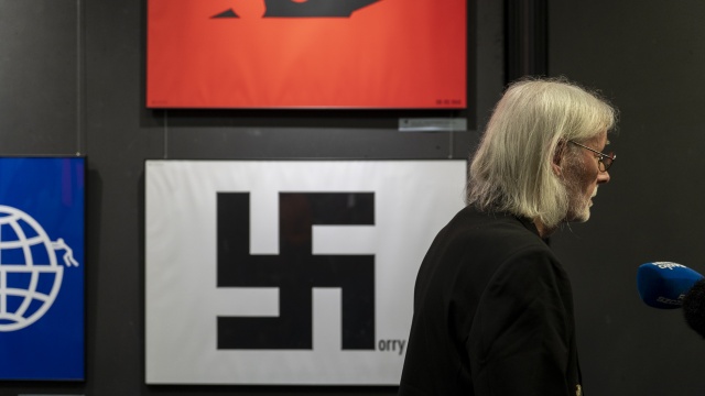 Lex Drewiński | Fot. Maciej Papke [Radio Szczecin Antytotalitarna wystawa plakatów Lexa Drewinskiego [ZDJĘCIA]