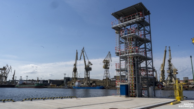 Fot. Maciej Papke [Radio Szczecin] Rozwój stoczni Gryfia to "potężny impuls dla gospodarki morskiej" [WIDEO, ZDJĘCIA]