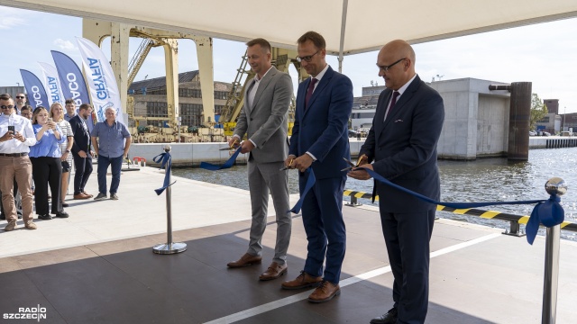 Fot. Maciej Papke [Radio Szczecin] Rozwój stoczni Gryfia to "potężny impuls dla gospodarki morskiej" [WIDEO, ZDJĘCIA]