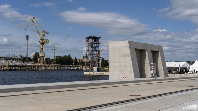 Fot. Maciej Papke [Radio Szczecin] Rozwój stoczni Gryfia to "potężny impuls dla gospodarki morskiej" [WIDEO, ZDJĘCIA]
