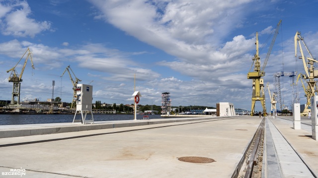 Fot. Maciej Papke [Radio Szczecin] Rozwój stoczni Gryfia to "potężny impuls dla gospodarki morskiej" [WIDEO, ZDJĘCIA]