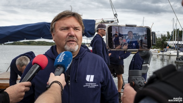 Fot. Wojciech Ochrymiuk [Radio Szczecin] Dar Szczecina szukał potwora z Loch Ness, teraz wrócił do domu [WIDEO, ZDJĘCIA]