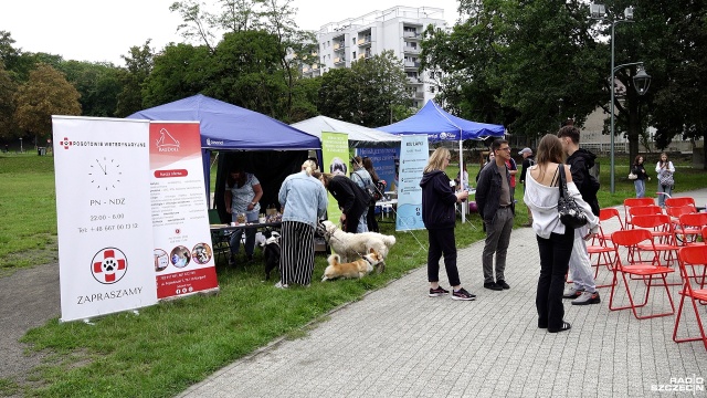 Fot. Wojciech Ochrymiuk [Radio Szczecin] Warsztaty, konsultacje z weterynarzem, parada - psie targi w Stargardzie [WIDEO, ZDJĘCIA]