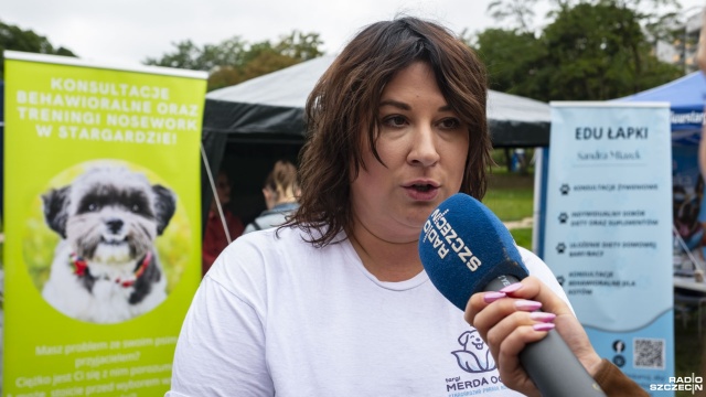 Fot. Wojciech Ochrymiuk [Radio Szczecin] Warsztaty, konsultacje z weterynarzem, parada - psie targi w Stargardzie [WIDEO, ZDJĘCIA]