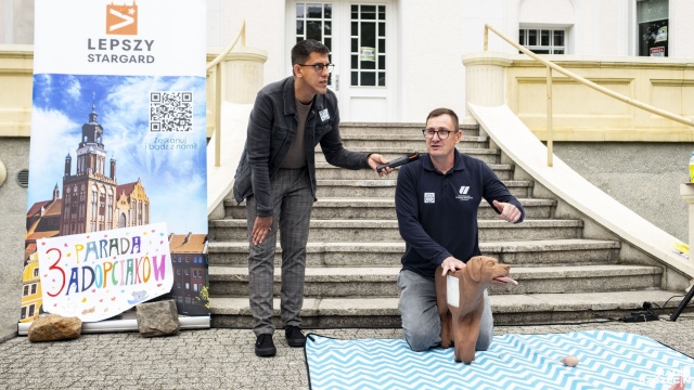 Fot. Wojciech Ochrymiuk [Radio Szczecin] Warsztaty, konsultacje z weterynarzem, parada - psie targi w Stargardzie [WIDEO, ZDJĘCIA]