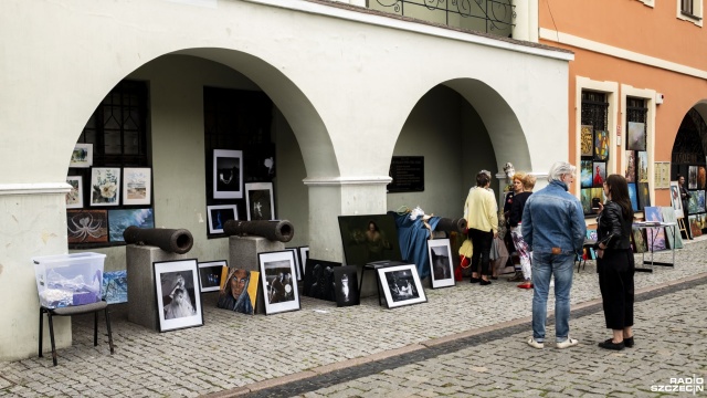Fot. Wojciech Ochrymiuk [Radio Szczecin] Sztuka opanowała Stargard [WIDEO, ZDJĘCIA]
